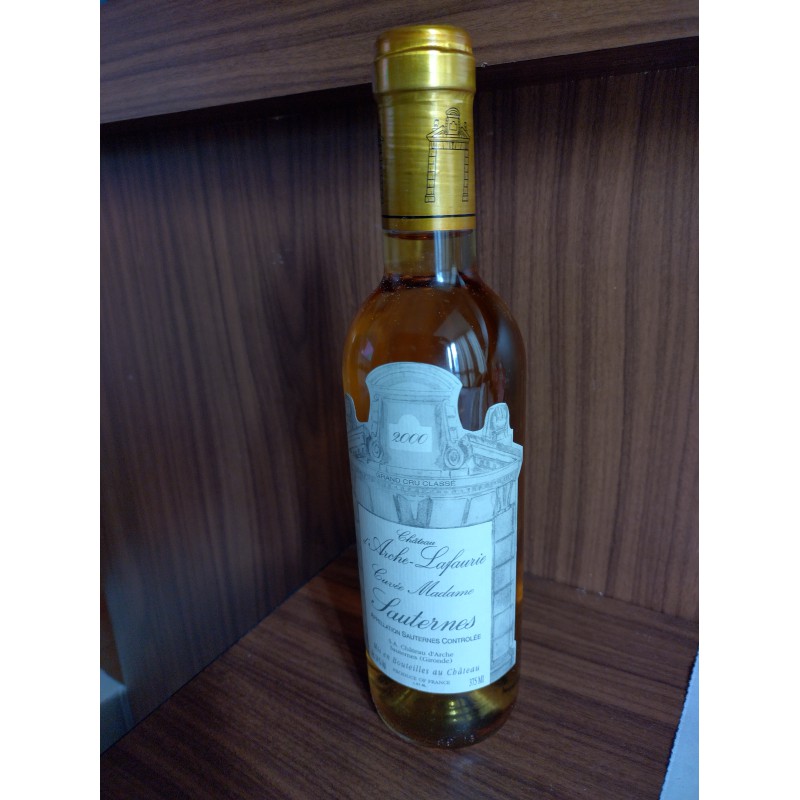 Chateau d'Arche Lafaurie Cuvee Madame 2000 (375ml)