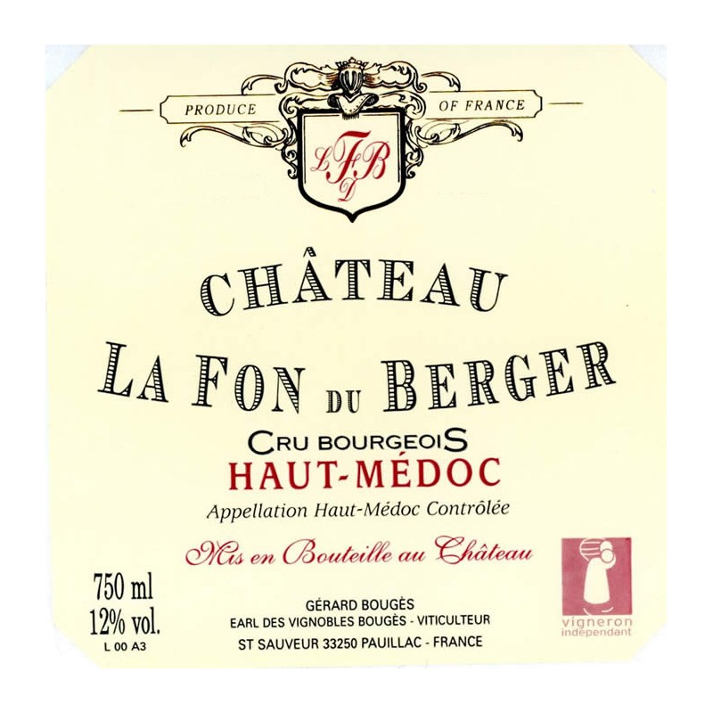 Chateau La Fon du Berger 2013