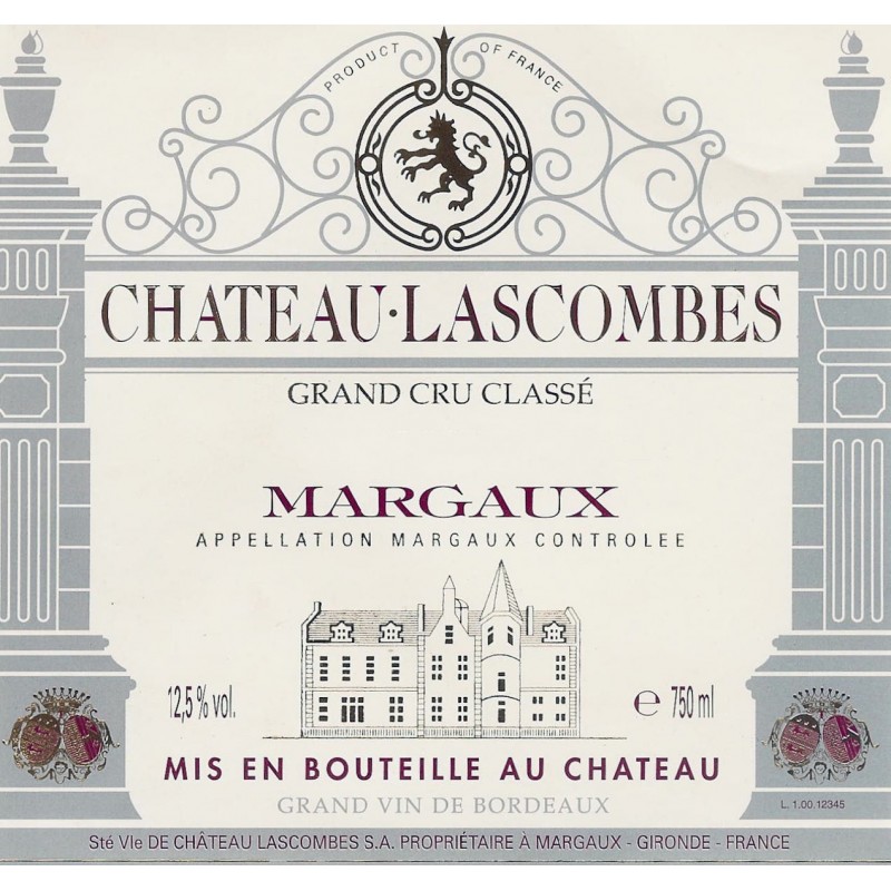 Château LASCOMBES	2012